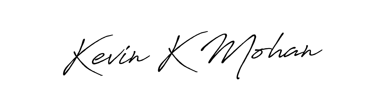 Also You can easily find your signature by using the search form. We will create Kevin K Mohan name handwritten signature images for you free of cost using Antro_Vectra_Bolder sign style. Kevin K Mohan signature style 7 images and pictures png