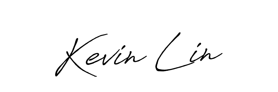Design your own signature with our free online signature maker. With this signature software, you can create a handwritten (Antro_Vectra_Bolder) signature for name Kevin Lin. Kevin Lin signature style 7 images and pictures png