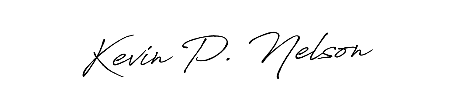 Use a signature maker to create a handwritten signature online. With this signature software, you can design (Antro_Vectra_Bolder) your own signature for name Kevin P. Nelson. Kevin P. Nelson signature style 7 images and pictures png