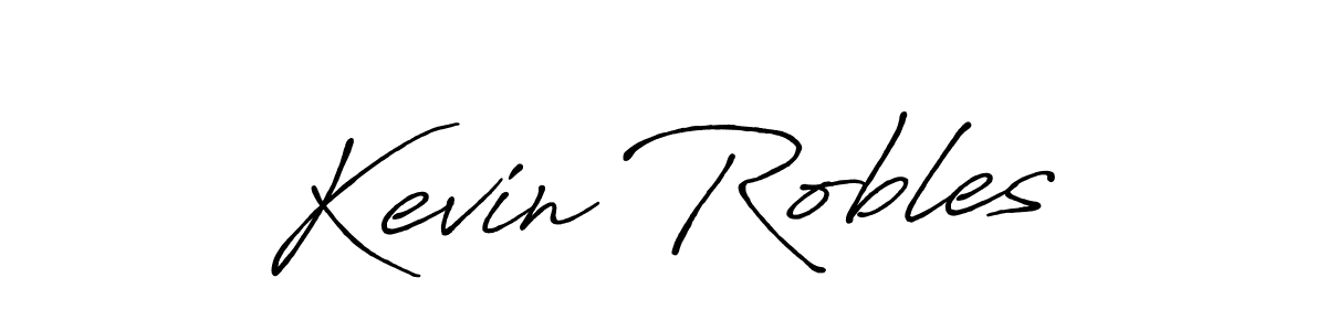 Make a short Kevin Robles signature style. Manage your documents anywhere anytime using Antro_Vectra_Bolder. Create and add eSignatures, submit forms, share and send files easily. Kevin Robles signature style 7 images and pictures png