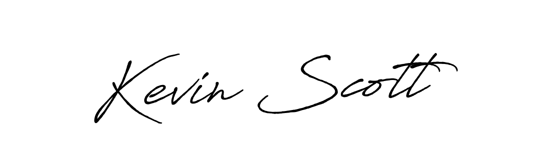 Design your own signature with our free online signature maker. With this signature software, you can create a handwritten (Antro_Vectra_Bolder) signature for name Kevin Scott. Kevin Scott signature style 7 images and pictures png