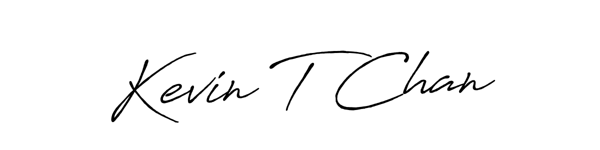 Design your own signature with our free online signature maker. With this signature software, you can create a handwritten (Antro_Vectra_Bolder) signature for name Kevin T Chan. Kevin T Chan signature style 7 images and pictures png