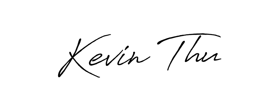 Make a beautiful signature design for name Kevin Thu. With this signature (Antro_Vectra_Bolder) style, you can create a handwritten signature for free. Kevin Thu signature style 7 images and pictures png