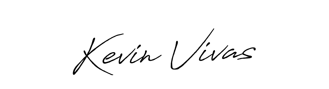 It looks lik you need a new signature style for name Kevin Vivas. Design unique handwritten (Antro_Vectra_Bolder) signature with our free signature maker in just a few clicks. Kevin Vivas signature style 7 images and pictures png