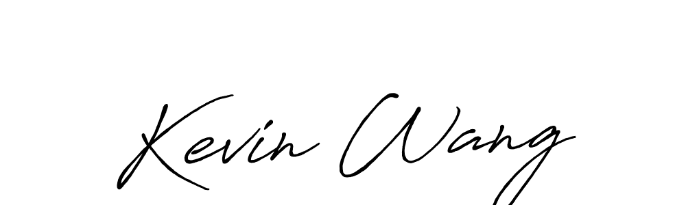 Best and Professional Signature Style for Kevin Wang. Antro_Vectra_Bolder Best Signature Style Collection. Kevin Wang signature style 7 images and pictures png