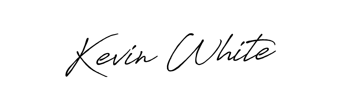 Also You can easily find your signature by using the search form. We will create Kevin White name handwritten signature images for you free of cost using Antro_Vectra_Bolder sign style. Kevin White signature style 7 images and pictures png