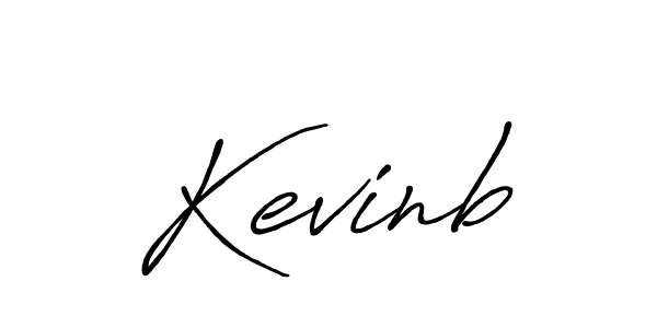 How to make Kevinb name signature. Use Antro_Vectra_Bolder style for creating short signs online. This is the latest handwritten sign. Kevinb signature style 7 images and pictures png