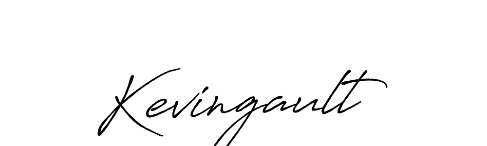 You should practise on your own different ways (Antro_Vectra_Bolder) to write your name (Kevingault) in signature. don't let someone else do it for you. Kevingault signature style 7 images and pictures png