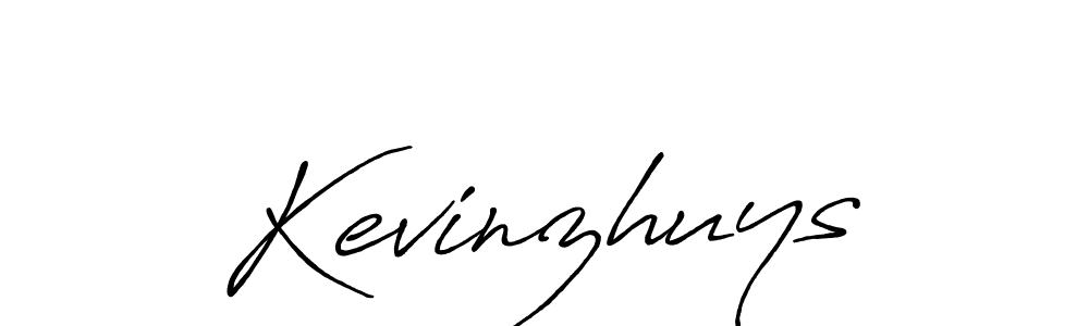 Use a signature maker to create a handwritten signature online. With this signature software, you can design (Antro_Vectra_Bolder) your own signature for name Kevinzhuys. Kevinzhuys signature style 7 images and pictures png