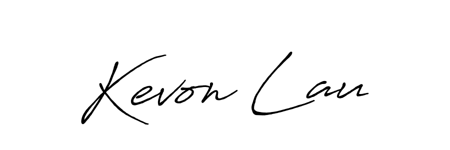 Design your own signature with our free online signature maker. With this signature software, you can create a handwritten (Antro_Vectra_Bolder) signature for name Kevon Lau. Kevon Lau signature style 7 images and pictures png