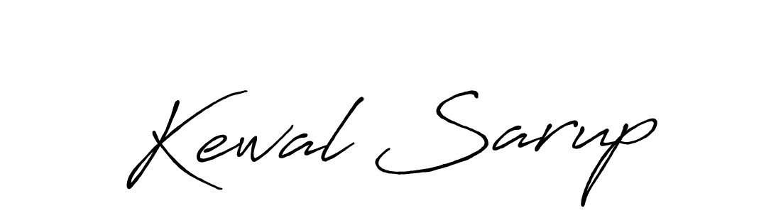 Design your own signature with our free online signature maker. With this signature software, you can create a handwritten (Antro_Vectra_Bolder) signature for name Kewal Sarup. Kewal Sarup signature style 7 images and pictures png