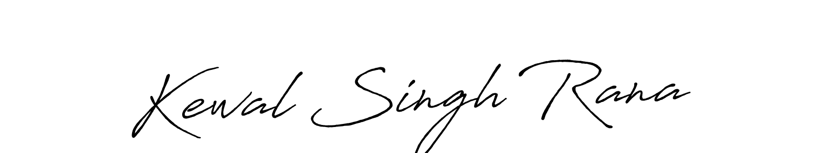 Make a beautiful signature design for name Kewal Singh Rana. With this signature (Antro_Vectra_Bolder) style, you can create a handwritten signature for free. Kewal Singh Rana signature style 7 images and pictures png