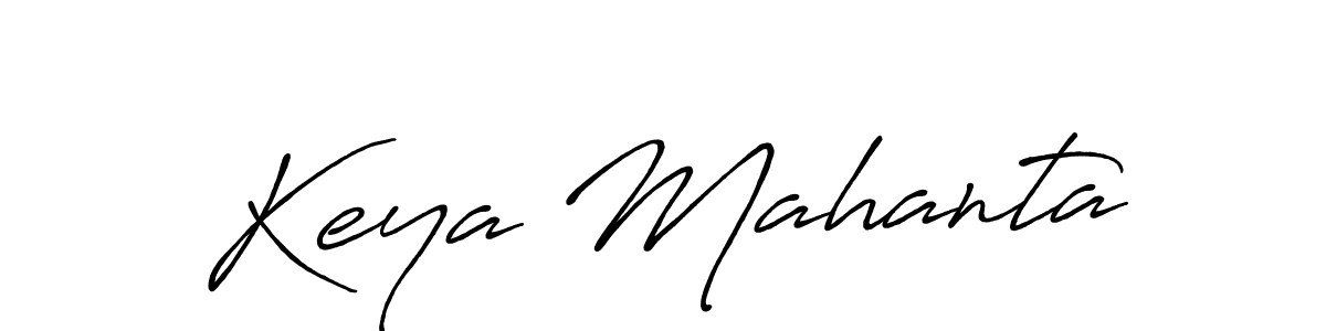 It looks lik you need a new signature style for name Keya Mahanta. Design unique handwritten (Antro_Vectra_Bolder) signature with our free signature maker in just a few clicks. Keya Mahanta signature style 7 images and pictures png