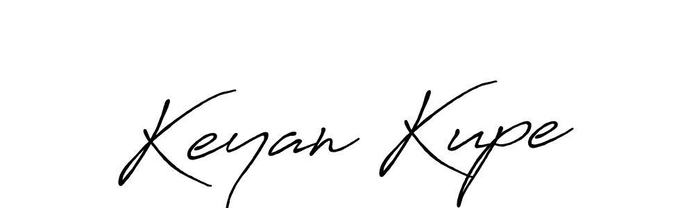 How to make Keyan Kupe name signature. Use Antro_Vectra_Bolder style for creating short signs online. This is the latest handwritten sign. Keyan Kupe signature style 7 images and pictures png
