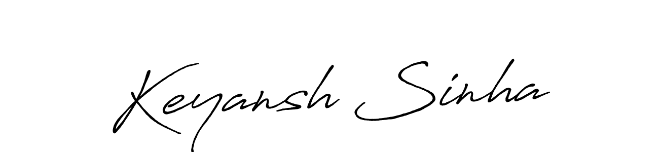 How to make Keyansh Sinha signature? Antro_Vectra_Bolder is a professional autograph style. Create handwritten signature for Keyansh Sinha name. Keyansh Sinha signature style 7 images and pictures png