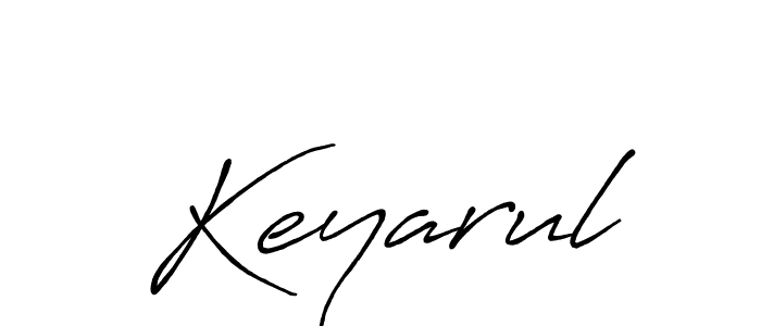 How to make Keyarul name signature. Use Antro_Vectra_Bolder style for creating short signs online. This is the latest handwritten sign. Keyarul signature style 7 images and pictures png