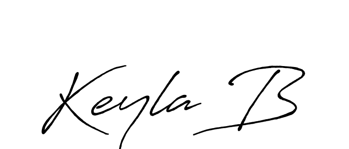 Make a beautiful signature design for name Keyla B. With this signature (Antro_Vectra_Bolder) style, you can create a handwritten signature for free. Keyla B signature style 7 images and pictures png