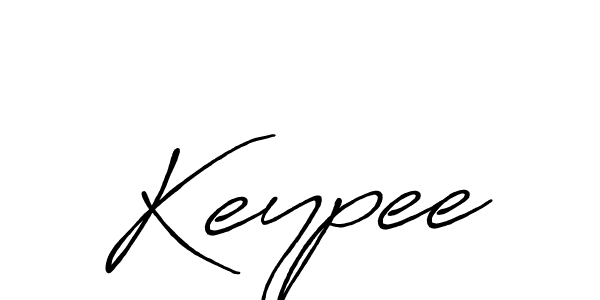 Keypee stylish signature style. Best Handwritten Sign (Antro_Vectra_Bolder) for my name. Handwritten Signature Collection Ideas for my name Keypee. Keypee signature style 7 images and pictures png