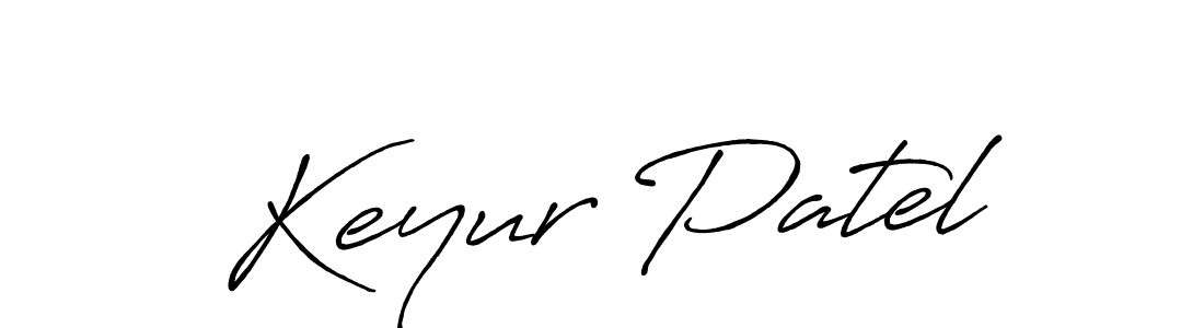 Antro_Vectra_Bolder is a professional signature style that is perfect for those who want to add a touch of class to their signature. It is also a great choice for those who want to make their signature more unique. Get Keyur Patel name to fancy signature for free. Keyur Patel signature style 7 images and pictures png