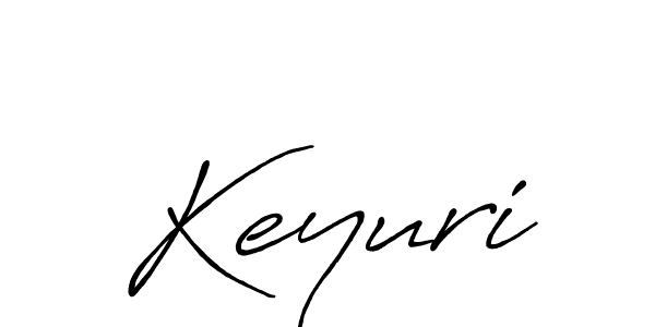 How to make Keyuri name signature. Use Antro_Vectra_Bolder style for creating short signs online. This is the latest handwritten sign. Keyuri signature style 7 images and pictures png
