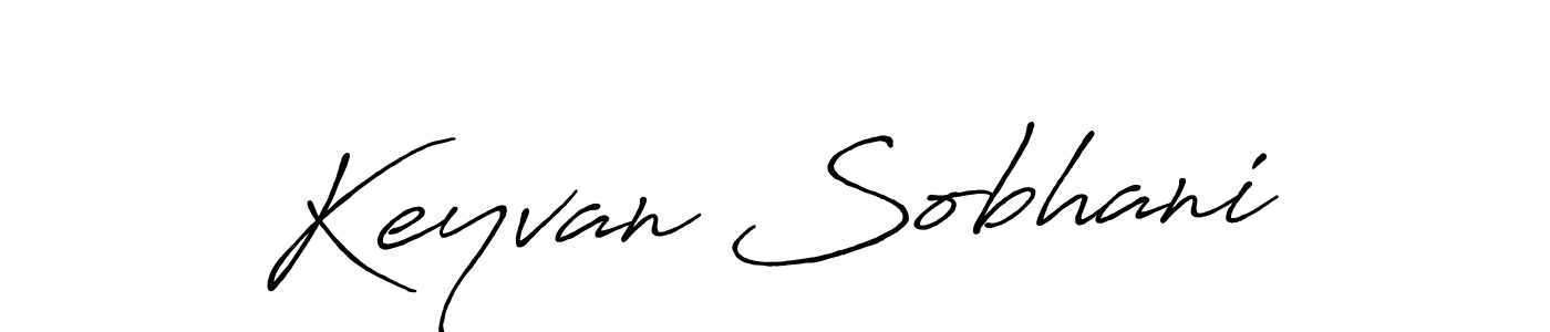 Design your own signature with our free online signature maker. With this signature software, you can create a handwritten (Antro_Vectra_Bolder) signature for name Keyvan Sobhani. Keyvan Sobhani signature style 7 images and pictures png