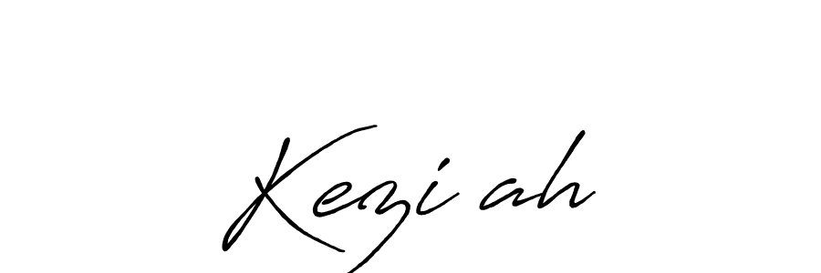 Design your own signature with our free online signature maker. With this signature software, you can create a handwritten (Antro_Vectra_Bolder) signature for name Kezi’ah. Kezi’ah signature style 7 images and pictures png
