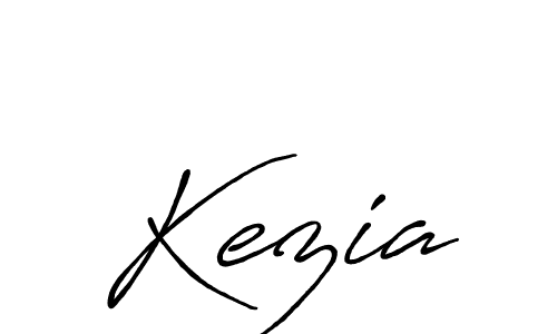 How to make Kezia signature? Antro_Vectra_Bolder is a professional autograph style. Create handwritten signature for Kezia name. Kezia signature style 7 images and pictures png