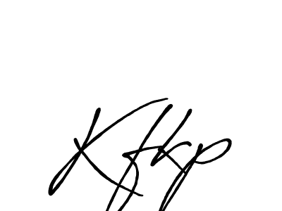 Create a beautiful signature design for name Kfkp. With this signature (Antro_Vectra_Bolder) fonts, you can make a handwritten signature for free. Kfkp signature style 7 images and pictures png