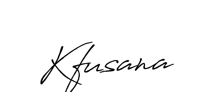Design your own signature with our free online signature maker. With this signature software, you can create a handwritten (Antro_Vectra_Bolder) signature for name Kfusana. Kfusana signature style 7 images and pictures png