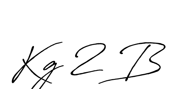 Kg 2 B stylish signature style. Best Handwritten Sign (Antro_Vectra_Bolder) for my name. Handwritten Signature Collection Ideas for my name Kg 2 B. Kg 2 B signature style 7 images and pictures png