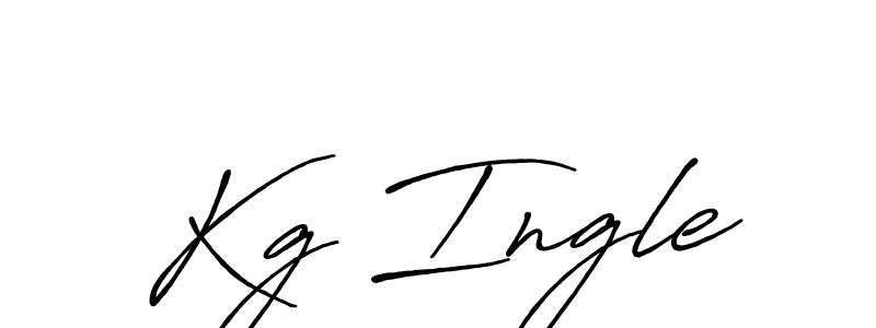 It looks lik you need a new signature style for name Kg Ingle. Design unique handwritten (Antro_Vectra_Bolder) signature with our free signature maker in just a few clicks. Kg Ingle signature style 7 images and pictures png