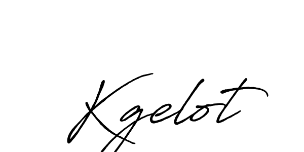 How to make Kgelot name signature. Use Antro_Vectra_Bolder style for creating short signs online. This is the latest handwritten sign. Kgelot signature style 7 images and pictures png