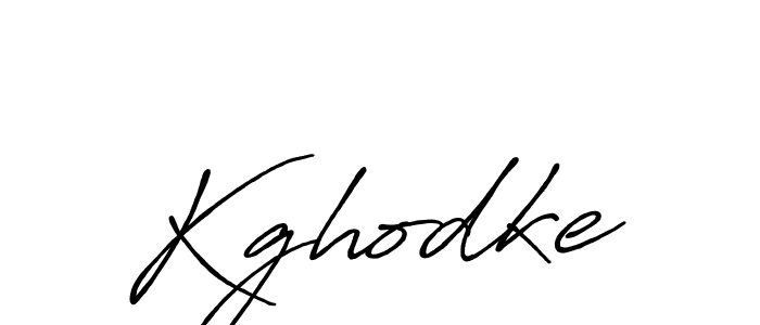 Create a beautiful signature design for name Kghodke. With this signature (Antro_Vectra_Bolder) fonts, you can make a handwritten signature for free. Kghodke signature style 7 images and pictures png