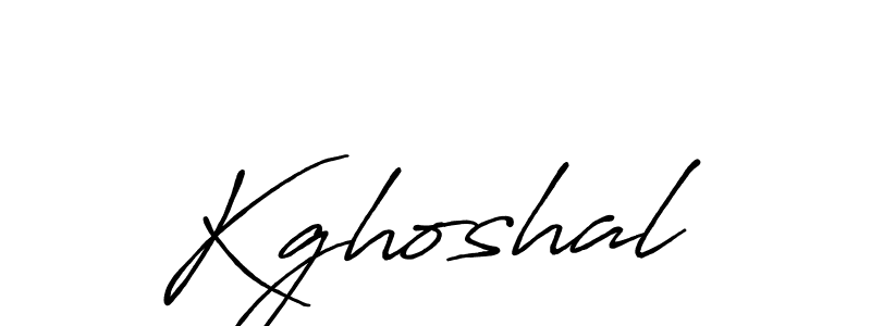 Also we have Kghoshal name is the best signature style. Create professional handwritten signature collection using Antro_Vectra_Bolder autograph style. Kghoshal signature style 7 images and pictures png