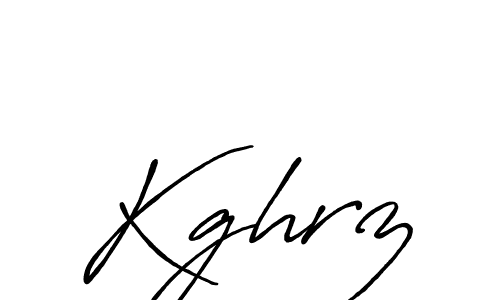 Design your own signature with our free online signature maker. With this signature software, you can create a handwritten (Antro_Vectra_Bolder) signature for name Kghrz. Kghrz signature style 7 images and pictures png