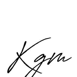 Kgm stylish signature style. Best Handwritten Sign (Antro_Vectra_Bolder) for my name. Handwritten Signature Collection Ideas for my name Kgm. Kgm signature style 7 images and pictures png