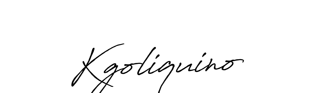 Kgoliquino stylish signature style. Best Handwritten Sign (Antro_Vectra_Bolder) for my name. Handwritten Signature Collection Ideas for my name Kgoliquino. Kgoliquino signature style 7 images and pictures png
