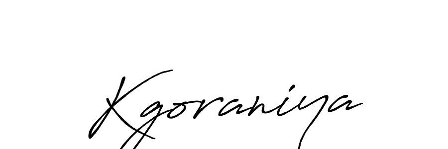 Also You can easily find your signature by using the search form. We will create Kgoraniya name handwritten signature images for you free of cost using Antro_Vectra_Bolder sign style. Kgoraniya signature style 7 images and pictures png