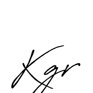 How to make Kgr name signature. Use Antro_Vectra_Bolder style for creating short signs online. This is the latest handwritten sign. Kgr signature style 7 images and pictures png