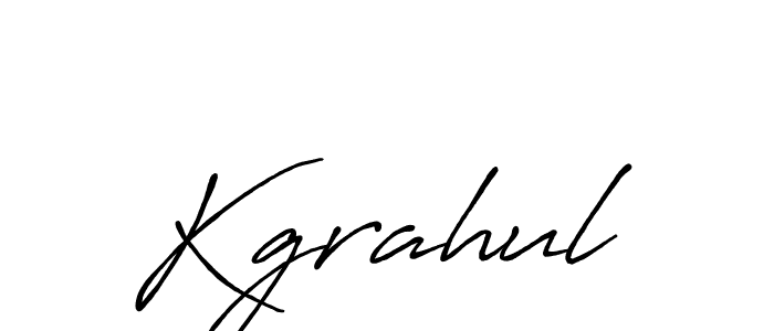 It looks lik you need a new signature style for name Kgrahul. Design unique handwritten (Antro_Vectra_Bolder) signature with our free signature maker in just a few clicks. Kgrahul signature style 7 images and pictures png