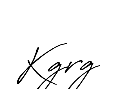 Also we have Kgrg name is the best signature style. Create professional handwritten signature collection using Antro_Vectra_Bolder autograph style. Kgrg signature style 7 images and pictures png