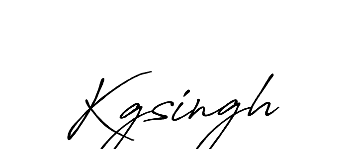 Use a signature maker to create a handwritten signature online. With this signature software, you can design (Antro_Vectra_Bolder) your own signature for name Kgsingh. Kgsingh signature style 7 images and pictures png