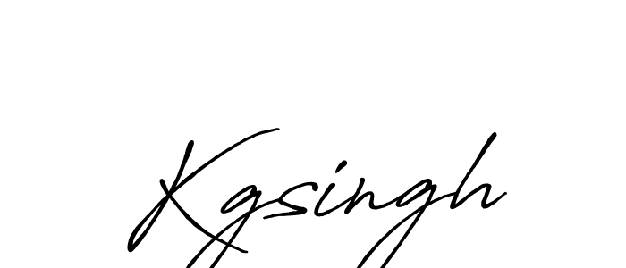 Use a signature maker to create a handwritten signature online. With this signature software, you can design (Antro_Vectra_Bolder) your own signature for name Kgsingh. Kgsingh signature style 7 images and pictures png