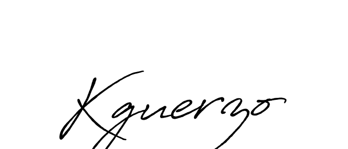 How to make Kguerzo signature? Antro_Vectra_Bolder is a professional autograph style. Create handwritten signature for Kguerzo name. Kguerzo signature style 7 images and pictures png