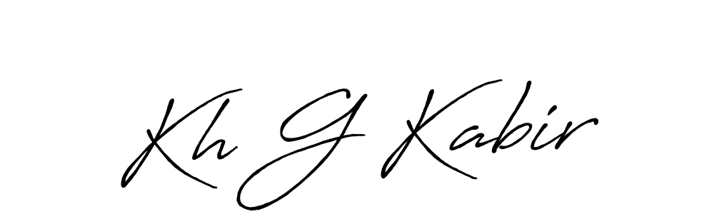 How to Draw Kh G Kabir signature style? Antro_Vectra_Bolder is a latest design signature styles for name Kh G Kabir. Kh G Kabir signature style 7 images and pictures png