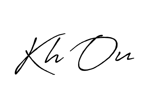 Once you've used our free online signature maker to create your best signature Antro_Vectra_Bolder style, it's time to enjoy all of the benefits that Kh Ou name signing documents. Kh Ou signature style 7 images and pictures png