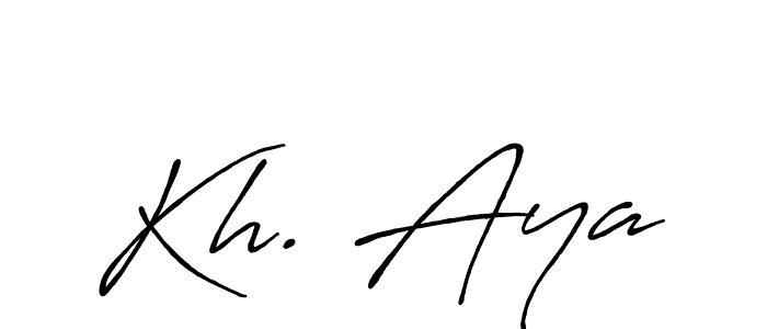 Antro_Vectra_Bolder is a professional signature style that is perfect for those who want to add a touch of class to their signature. It is also a great choice for those who want to make their signature more unique. Get Kh. Aya name to fancy signature for free. Kh. Aya signature style 7 images and pictures png