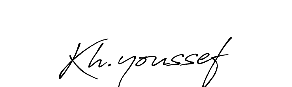 Best and Professional Signature Style for Kh.youssef. Antro_Vectra_Bolder Best Signature Style Collection. Kh.youssef signature style 7 images and pictures png