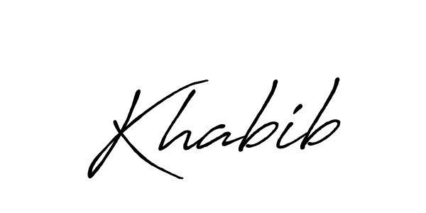 How to make Khabib name signature. Use Antro_Vectra_Bolder style for creating short signs online. This is the latest handwritten sign. Khabib signature style 7 images and pictures png
