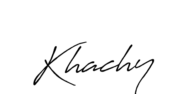 Make a short Khachy signature style. Manage your documents anywhere anytime using Antro_Vectra_Bolder. Create and add eSignatures, submit forms, share and send files easily. Khachy signature style 7 images and pictures png